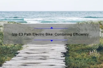 Izip E3 Path Electric Bike: Combining Efficiency and Eco-Friendly Commuting